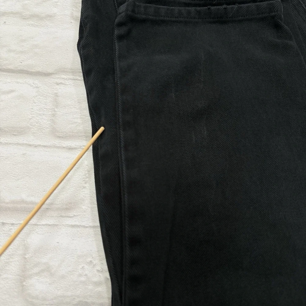 Lauren Ralph Lauren‎ Woman Black High Rise Straight Leg Boyfriend Jeans Sz 8 Y2K